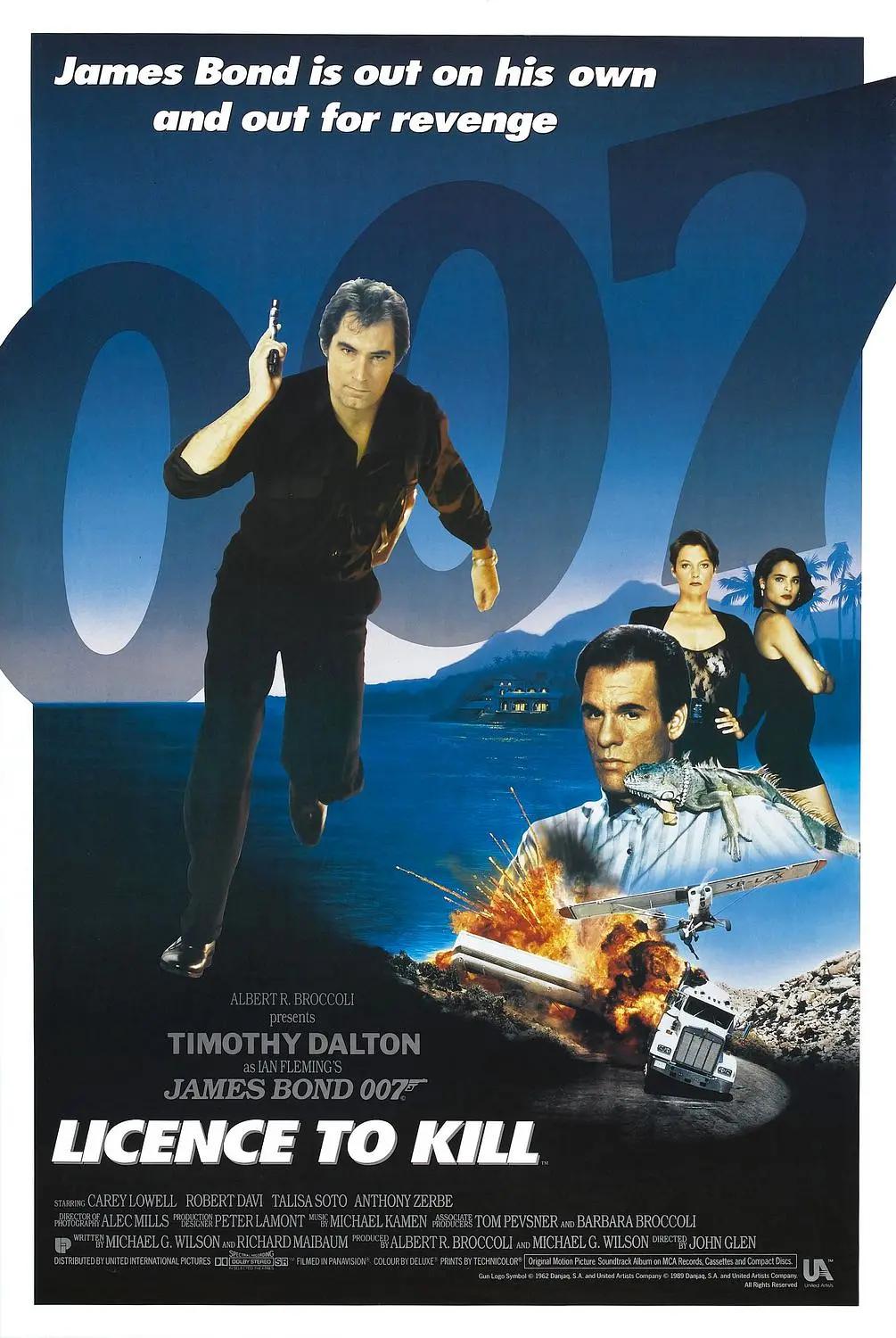 007之杀人执照海报