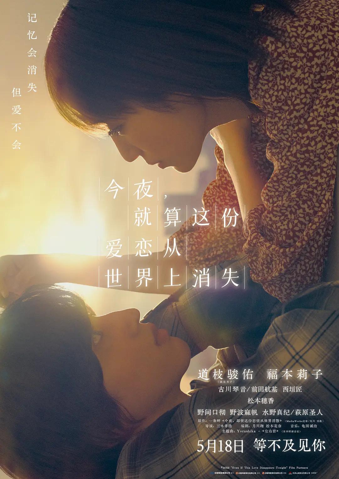 今夜,就算这份爱恋从世界上消失海报
