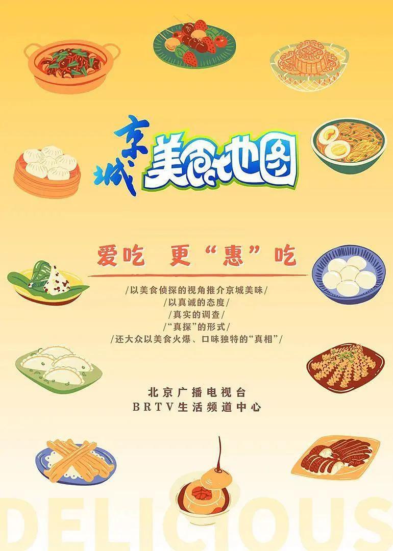 京城美食地图海报