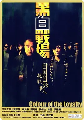 黑白战场海报