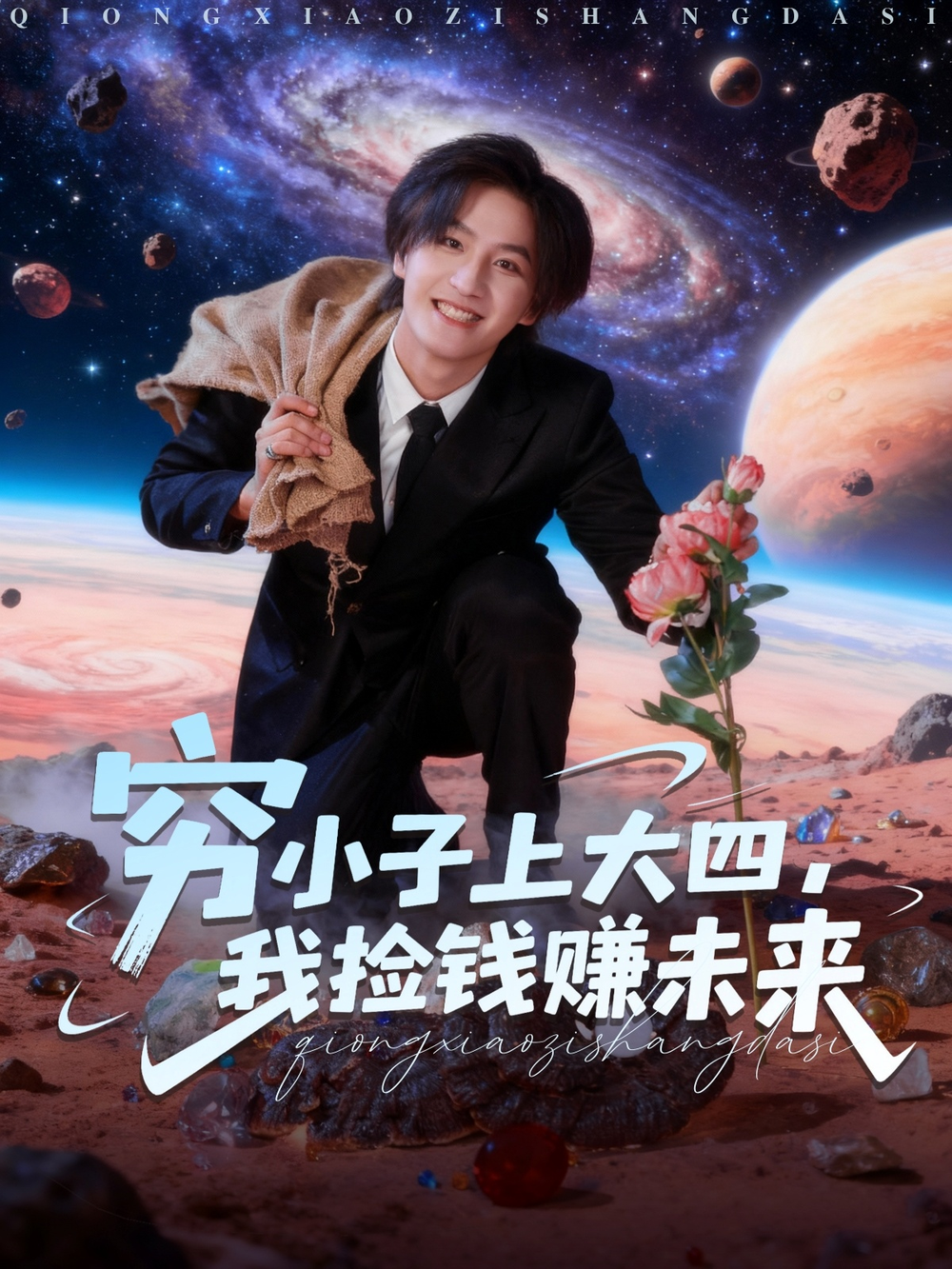 穷小子上大四，我捡钱赚未来海报
