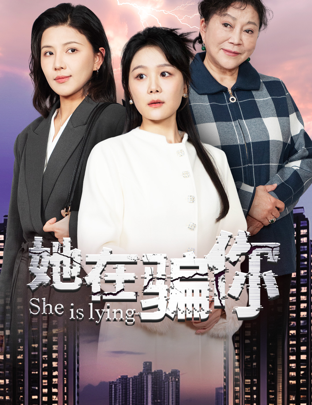 她在骗你海报