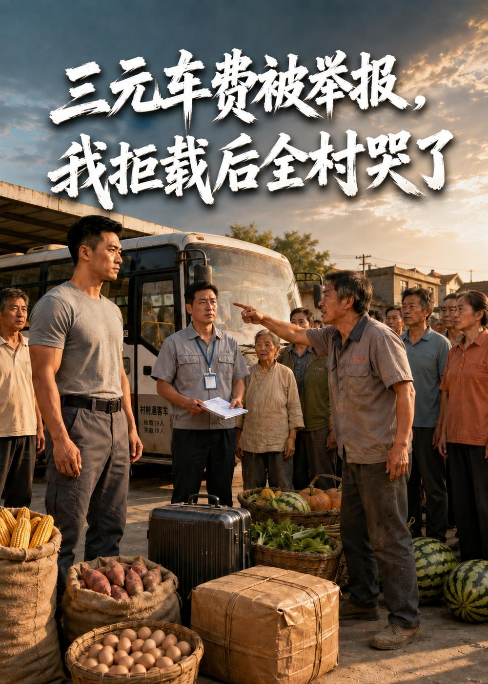 三元车费被举报，我拒载后全村哭了海报