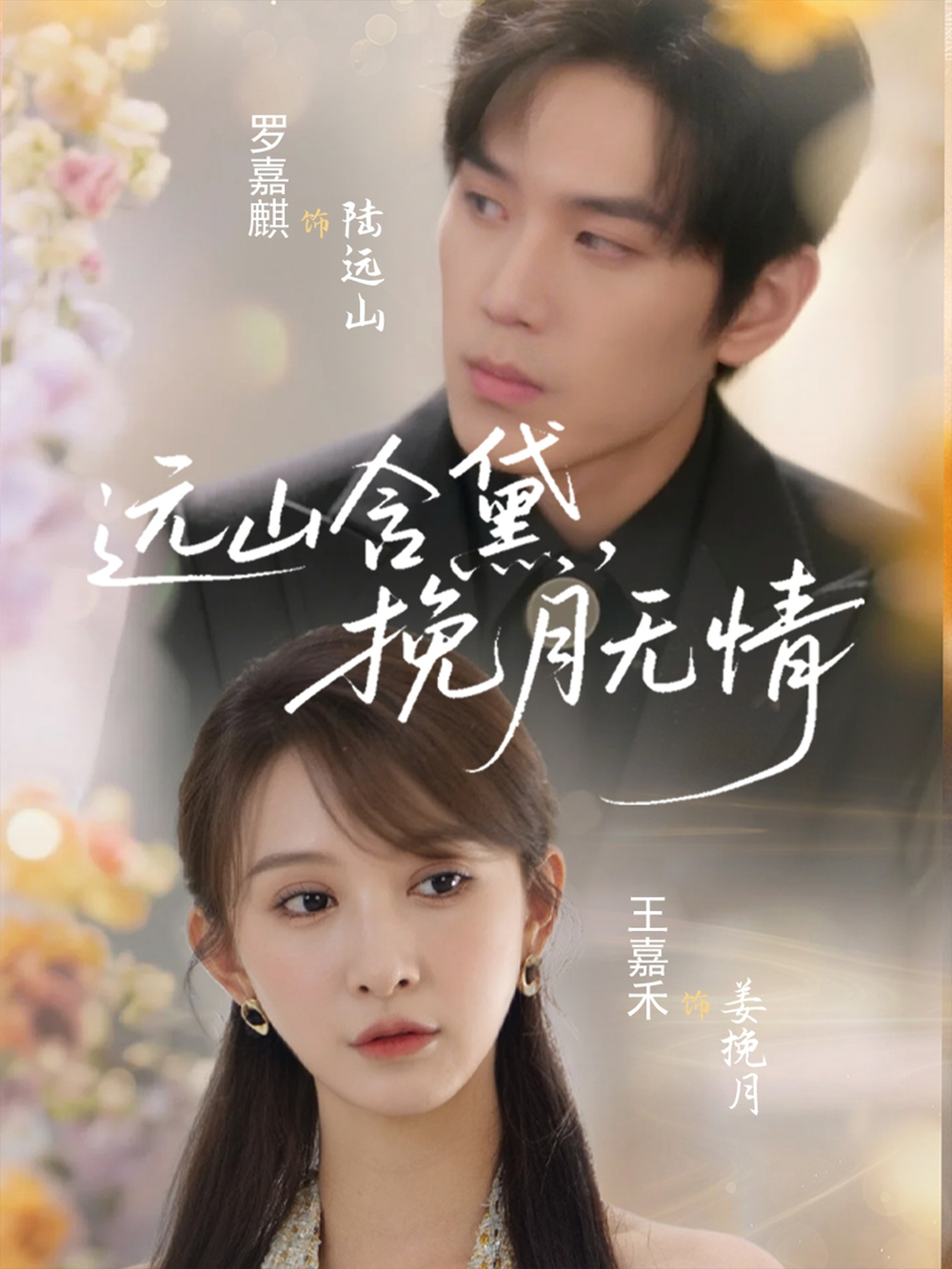 远山含黛，挽月无情海报
